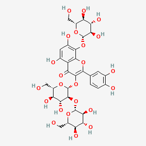 Gossypetin 3-sophoroside-8-glucoside
