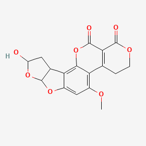 molecular formula C17H14O8 B15340972 Aflatoxin G2A CAS No. 20421-10-7