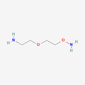 molecular formula C4H12N2O2 B15340985 Aminooxy-PEG1-amine 