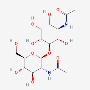 molecular formula C16H30N2O11 B15340993 N,N-Diacetylchitobiitol CAS No. 29886-32-6