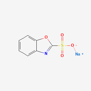 molecular formula C7H4NNaO4S B15341071 Sodium benzoxazole-2-sulfonate 