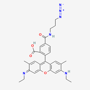 molecular formula C30H32N6O4 B15341099 R6G azide, 5-isomer 