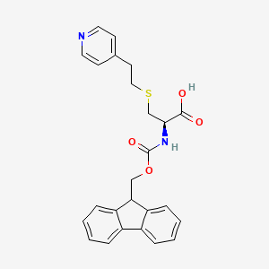 molecular formula C25H24N2O4S B15341107 Fmoc-S-[2-(4-pyridyl)ethyl]-L-cysteine 