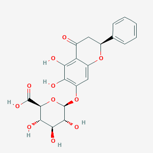 molecular formula C21H20O11 B15341136 Dihydrobaicalin 