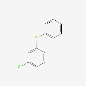 molecular formula C12H9ClS B15341141 Benzene, 1-chloro-3-(phenylthio)- CAS No. 38700-88-8
