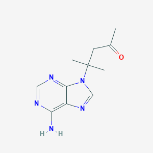 molecular formula C11H15N5O B153413 Ganoderpurine CAS No. 133086-82-5