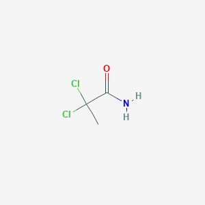 molecular formula C3H5Cl2NO B15341423 2,2-dichloroPropanamide 