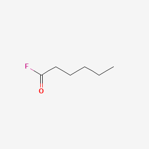 molecular formula C6H11FO B15341476 Hexanoyl fluoride CAS No. 372-80-5