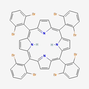 molecular formula C44H22Br8N4 B15341558 5,10,15,20-Tetrakis(2,6-dibromophenyl)porphyrin 
