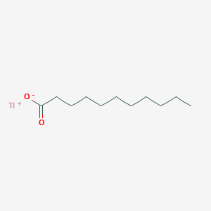 molecular formula C11H21O2Tl B15341597 Thallium(1+) undecanoate CAS No. 34244-93-4