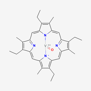 molecular formula C32H36N4OV B15341624 Vanadium(iv)etioporphyrin iii oxide 