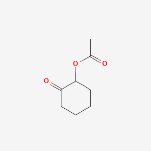 molecular formula C8H12O3 B15341637 2-Acetoxycyclohexanone CAS No. 17472-04-7