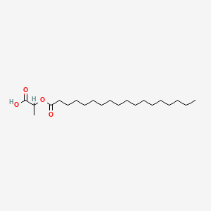 molecular formula C21H40O4 B15341764 Stearoyllactic acid CAS No. 4253-64-9