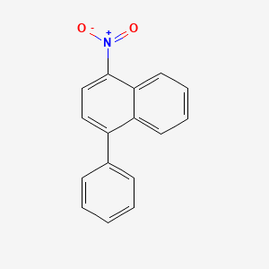 molecular formula C16H11NO2 B15341777 1-Phenyl-4-nitronaphthalene CAS No. 33457-01-1