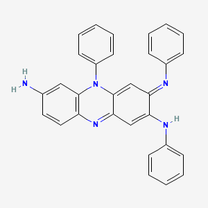 molecular formula C30H23N5 B15341786 Nigrosin (alcohol soluble) CAS No. 20828-79-9