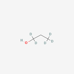 molecular formula C3H8O B15341798 1-Propan-1,1,3,3,3-d5-ol(9CI) 