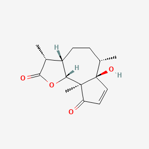molecular formula C15H20O4 B15341837 Hymenolin CAS No. 20555-05-9