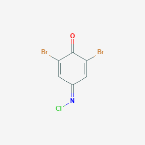 molecular formula C6H2Br2ClNO B153419 2,6-Dibromo-4-(chloroimino)cyclohexa-2,5-dienone CAS No. 537-45-1