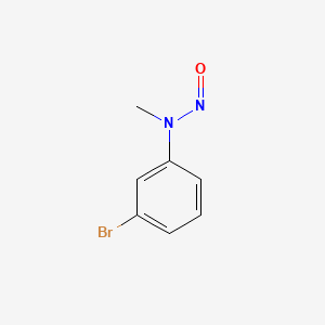 molecular formula C7H7BrN2O B15341945 ANILINE, m-BROMO-N-METHYL-N-NITROSO- CAS No. 17405-06-0