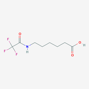 molecular formula C8H12F3NO3 B015342 6-(N-Trifluoroacetyl)aminocaproic Acid CAS No. 407-91-0