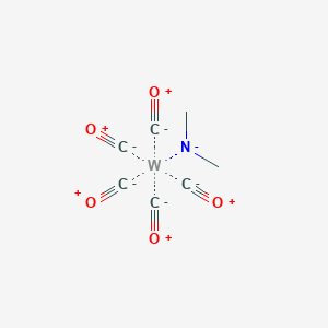 molecular formula C7H6NO5W- B15342157 Tungsten, pentacarbonyl(N-methylmethanamine)-(OC-6-22)- CAS No. 15228-31-6