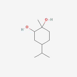 molecular formula C10H20O2 B15342277 P-Menthane-1,2-diol CAS No. 33669-76-0