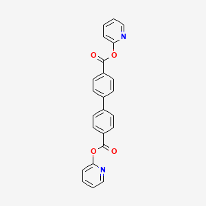 molecular formula C24H16N2O4 B15342412 Di(pyridin-2-yl) [1,1'-biphenyl]-4,4'-dicarboxylate 