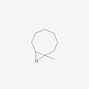 molecular formula C9H16O B15342440 1-Methyl-cis-1,2-epoxycyclooctane CAS No. 16240-40-7