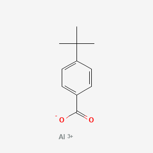 molecular formula C11H13AlO2+2 B15342553 aluminum;4-tert-butylbenzoate 