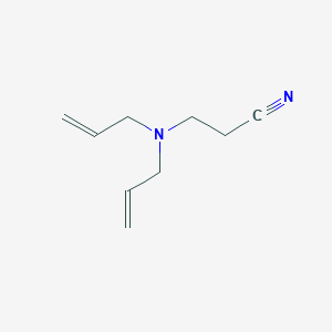 molecular formula C9H14N2 B15342556 Diallylaminopropionitrile CAS No. 31164-08-6