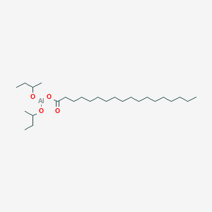 molecular formula C26H53AlO4 B15342584 Diisobutoxy((1-oxooctadecyl)oxy)aluminium CAS No. 43134-64-1