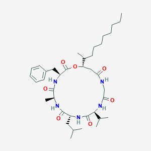 molecular formula C38H61N5O7 B15342623 Scopularide B 