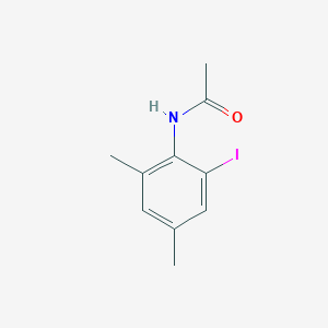 molecular formula C10H12INO B15342747 N-(2-Iodo-4,6-dimethylphenyl)acetamide 