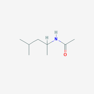 molecular formula C8H17NO B15342777 n-(4-Methylpentan-2-yl)acetamide CAS No. 40200-64-4