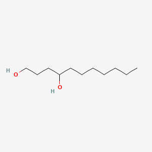 molecular formula C11H24O2 B15342853 Undecane-1,4-diol CAS No. 4272-02-0