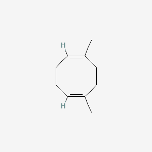 molecular formula C10H16 B15342960 1,6-Dimethylcycloocta-1,5-diene CAS No. 3760-13-2