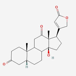 molecular formula C23H30O5 B15342972 Digoxigenone CAS No. 3810-94-4