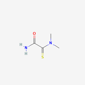 molecular formula C4H8N2OS B15342973 N',N'-Dimethyl-2-thiooxamide CAS No. 41168-96-1