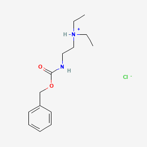 molecular formula C14H23ClN2O2 B15343007 Benzyl N-(2-(diethylamino)ethyl)carbamate hydrochloride CAS No. 101491-57-0