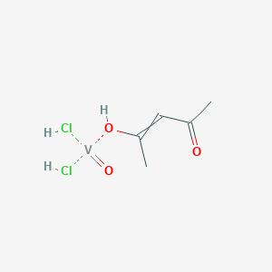 molecular formula C5H10Cl2O3V B15343119 Dichlorooxo(pentane-2,4-dionato-O,O')vanadium CAS No. 14709-83-2
