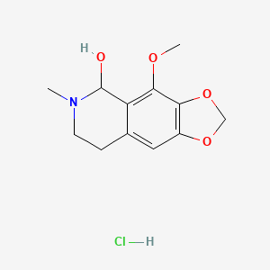 molecular formula C12H16ClNO4 B15343170 Cotarnine hydrochloride CAS No. 36647-02-6