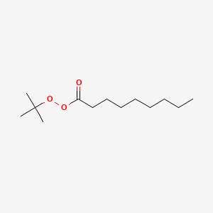 molecular formula C13H26O3 B15343171 tert-Butyl nonaneperoxoate CAS No. 22913-02-6