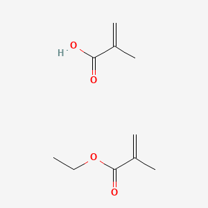 molecular formula C10H16O4 B15343193 Ethyl 2-methylprop-2-enoate;2-methylprop-2-enoic acid CAS No. 28572-98-7