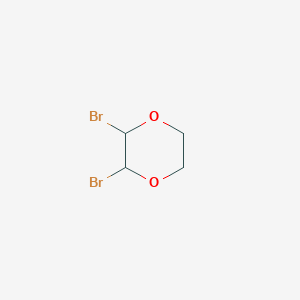 molecular formula C4H6Br2O2 B15343274 1,4-Dioxane dibromide 