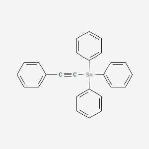 molecular formula C26H20Sn B15343402 Triphenyl phenylethynyl tin CAS No. 1247-08-1