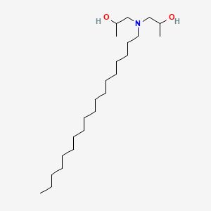 molecular formula C24H51NO2 B15343410 1,1'-(Octadecylimino)dipropan-2-ol CAS No. 28137-64-6