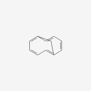 molecular formula C11H10 B15343429 Bicyclo[4.4.1]undeca-1,3,5,7,9-pentaene CAS No. 2443-46-1