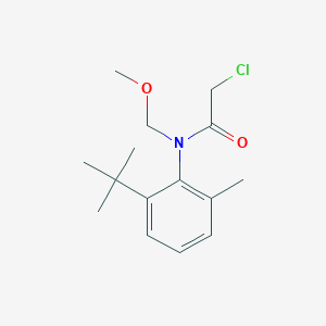 molecular formula C15H22ClNO2 B15343489 N-(2-tert-butyl-6-methylphenyl)-2-chloro-N-(methoxymethyl)acetamide CAS No. 4212-91-3