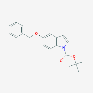 molecular formula C20H21NO3 B153435 tert-Butyl 5-(benzyloxy)-1H-indole-1-carboxylate CAS No. 170147-29-2