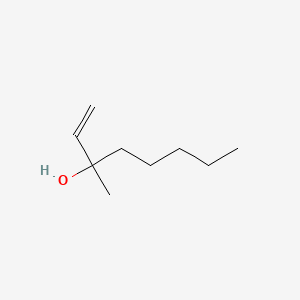 molecular formula C9H18O B15343702 3-Methyloct-1-en-3-ol CAS No. 24089-00-7